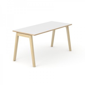  Schreibtisch mit Holzbeine 740x1400x700mm