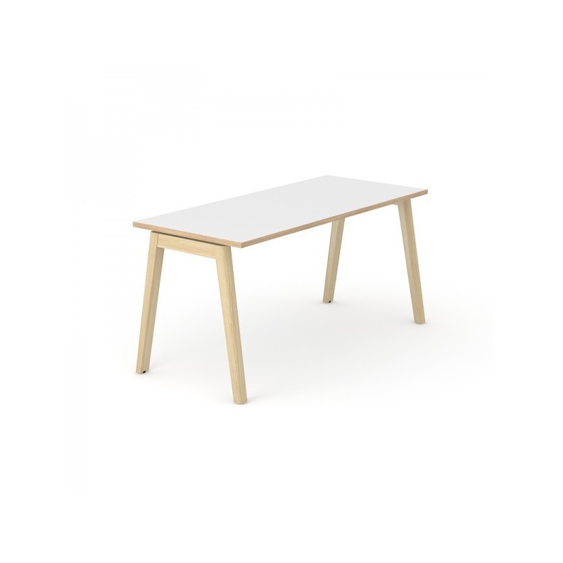  Schreibtisch mit Holzbeine 740x1400x700mm